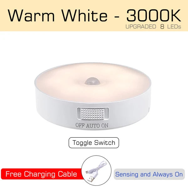 Motion Sensor Light USB Rechargeable