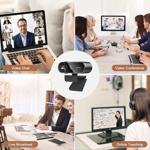 4K Webcam Video Camera 2K Autofocus Streaming