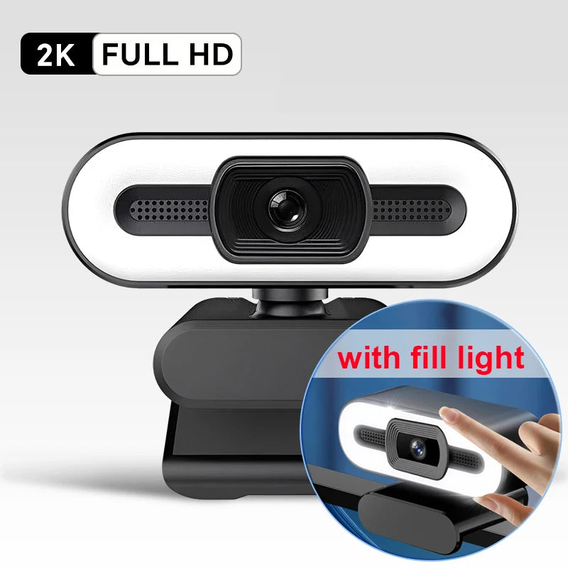 4K Webcam Video Camera 2K Autofocus Streaming